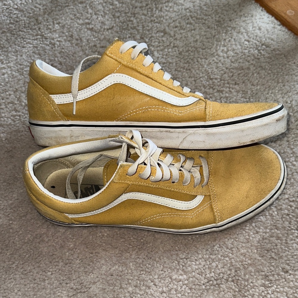 Vans Men's Mustard Yellow Sneakers
